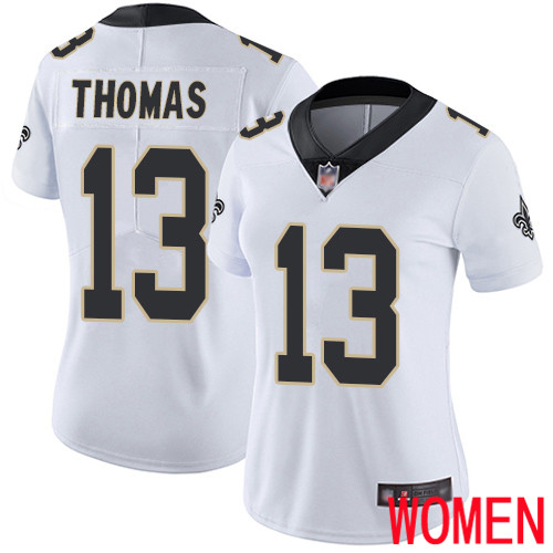 New Orleans Saints Limited White Women Michael Thomas Road Jersey NFL Football #13 Vapor Untouchable Jersey